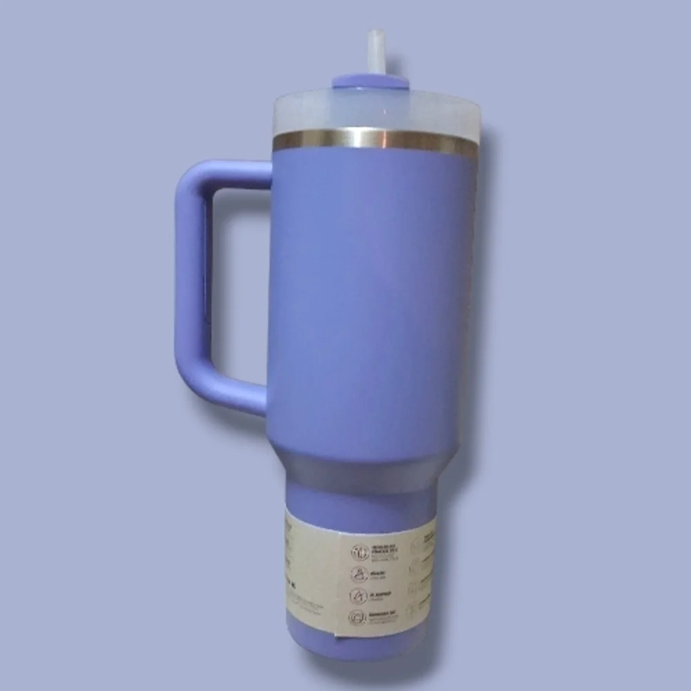 Nwt Stanley Insulated Purple Travel Mug with Handle 40 onz. - Picture 4 of 5